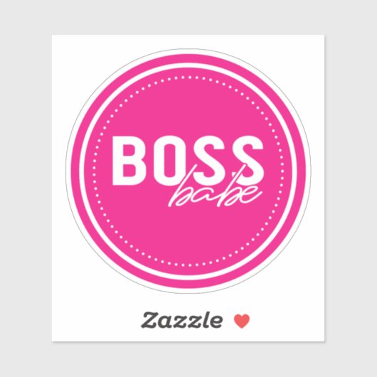 Boss Babe Sticker (Vel)