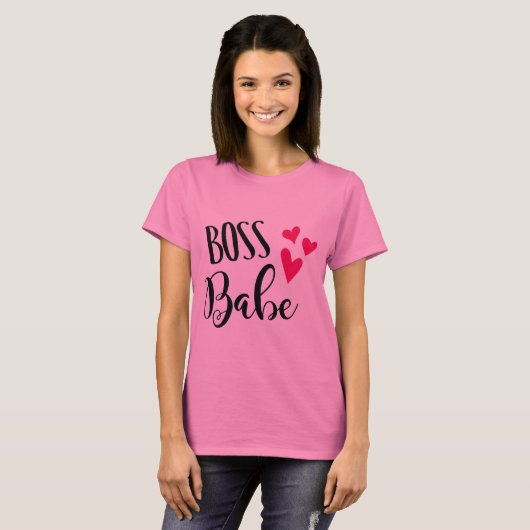 Boss Babe Tshirt (Voorkant volledig)