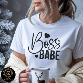 Boss Babe Zakelijke Casual Grafische T-shirt