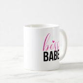 Boss Babe, zwart en roze Mok (Voorkant rechts)