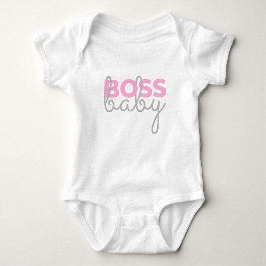 Boss Baby - Roze Romper (Voorkant)