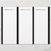 Boss Beautician Hair en Makeup Artist Flyer (Achterkant)