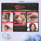 Boss Beautician Hair en Makeup Artist Flyer (Enkel)