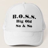BOSS Big Old So & So Trucker Pet (Voorkant)