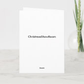 **BOSS* BIJ CHRISTMAS HOLIDAIRE KAART (Achterkant)
