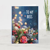 **BOSS* BIJ CHRISTMAS HOLIDAIRE KAART (Voorkant)