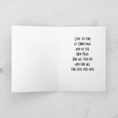 **BOSS* BIJ CHRISTMAS HOLIDAIRE KAART (Binnen)