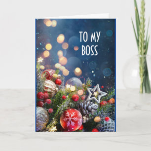 **BOSS* BIJ CHRISTMAS HOLIDAIRE KAART