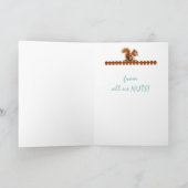 Boss Birthday Humor uit ons Nuts, Squirrel Art Kaart (Binnen)