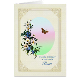 Boss Birthday met Flowers