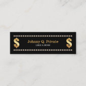 Boss Bling VIP Mini Visitekaartje (Voorkant)