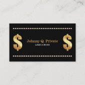 Boss Bling VIP Visitekaartje (Voorkant)