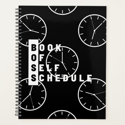 Boss Book of Self Schedule Planner (Voorkant)