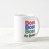 Boss Boss Boss Koffiemok (Voorkant rechts)