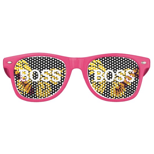 BOSS BOSS retro Shades / Fun Party Sunbril Retro Zonnebril (Voorkant)
