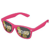 BOSS BOSS retro Shades / Fun Party Sunbril Retro Zonnebril (Gekanteld)