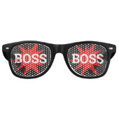BOSS BOSS retro Shades / Fun Party Sunbril Retro Zonnebril (Voorkant)