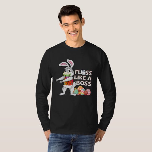 Boss Bunny Rabbi  Easter Day T-shirt (Voorkant volledig)