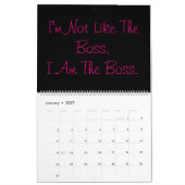 Boss Calendar Kalender (Jan 2027)