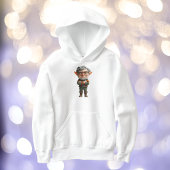 Boss Christmas Elf Girl's Hoodie