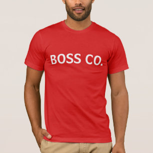 Boss CO. Rood T-shirt