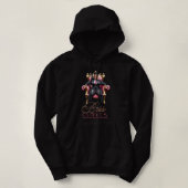 Boss Curves (voor zwarte hoodie) Hoodie (Design voorkant)