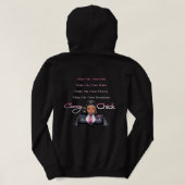 Boss Curves (voor zwarte hoodie) Hoodie (Design achterkant)