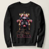 Boss Curves (voor zwarte hoodie) Trui (Design voorkant)
