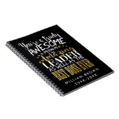 BOSS DAG, Boss Week, Boss gift, BOSS Notitieboek (Rechterzijde)