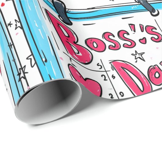 Boss Day Cadeaupapier (Rol Hoek)