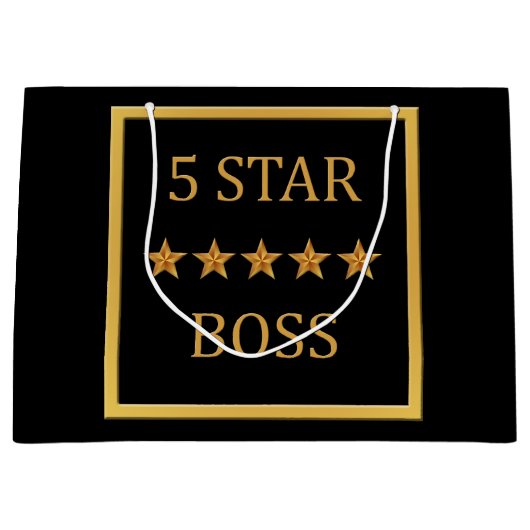 Boss Day Five Star BSS LGB Large Cadeautasje (Voorkant)
