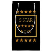 Boss Day Five Star BSS SGB Klein Cadeauzakje (Voorkant)