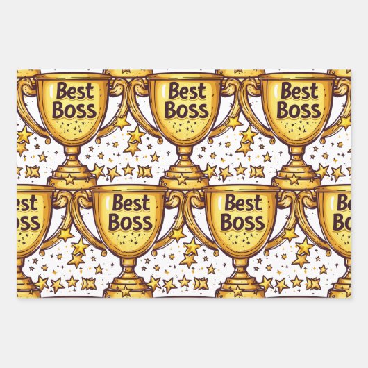 Boss Day Inpakpapier Vel (Voorkant 3)