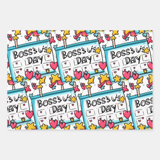 Boss Day Inpakpapier Vel (Voorkant 2)