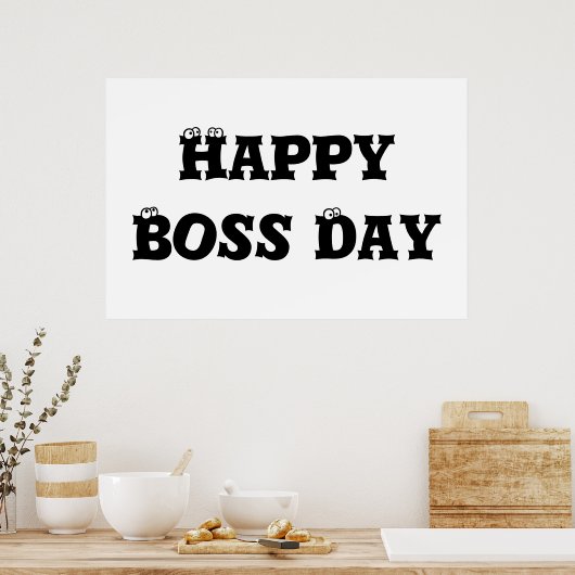 Boss Day Poster (Keuken)