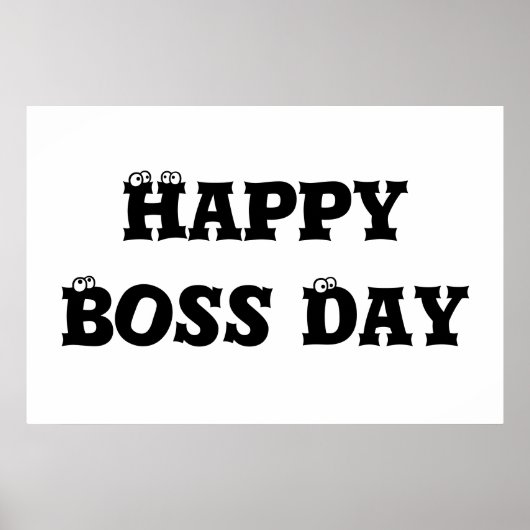 Boss Day Poster (Voorkant)