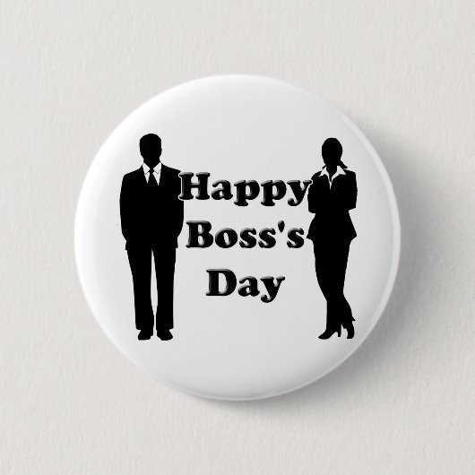 Boss Day Ronde Button 5,7 Cm (Voorkant)