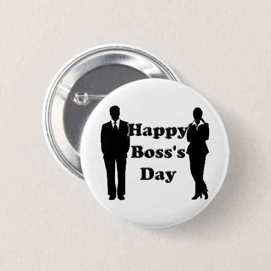Boss Day Ronde Button 5,7 Cm (Voorkant /achterkant)