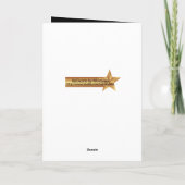 Boss Day Vijf 5-sterren Custom Wenskaart Kaart (Achterkant)