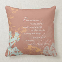 Boss Day Wilde Flower Silhouettes op Brown