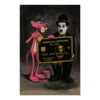 Boss Edition in Black & Pink Perfect Poster