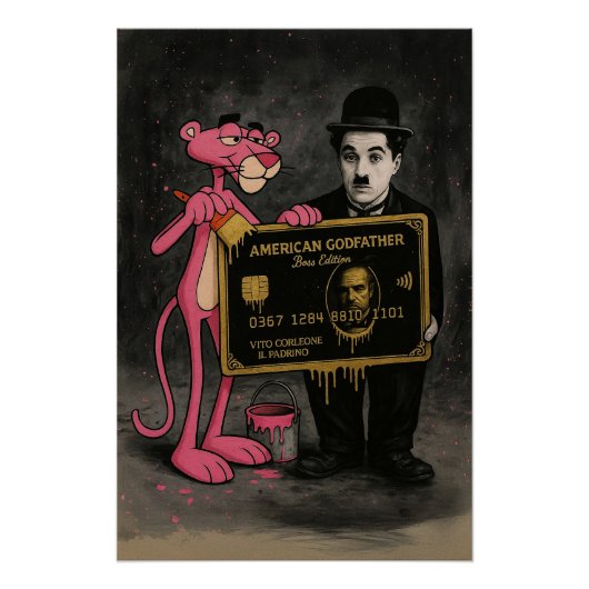 Boss Edition in Black & Pink Perfect Poster (Voorkant)