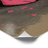 Boss Edition in Black & Pink Perfect Poster (Hoek)