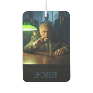 Boss een tekst auto luchtverfrisser