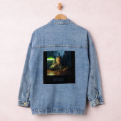 Boss een tekst vrouwen denim jas denim jacket (Hangar)