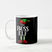 Boss Elf Family Matching Christmas Group Elf Pajam Koffiemok (Links)