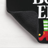 Boss Elf Family Matching Christmas Group Elf Pajam Muismat (Hoek)