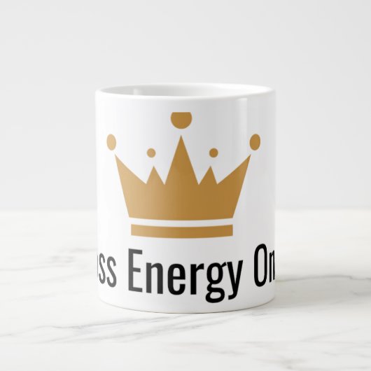 Boss Energy Only Mug Grote Koffiekop (Voorkant)