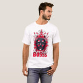 Boss Energy Rood & Zwart Luxe T-Shirt (Voorkant volledig)
