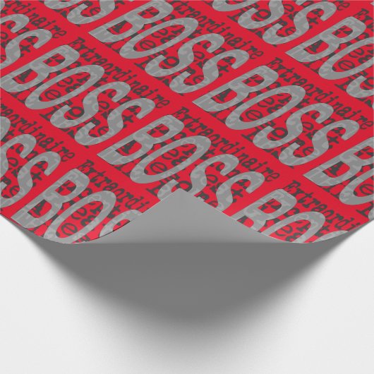 Boss Extraordinaire Cadeaupapier (Hoek)